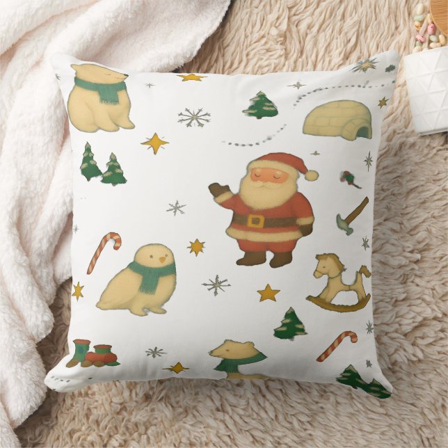 Holiday Throw Pillow (Blanket)