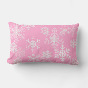 Holiday Throw Pillow Snowflakes