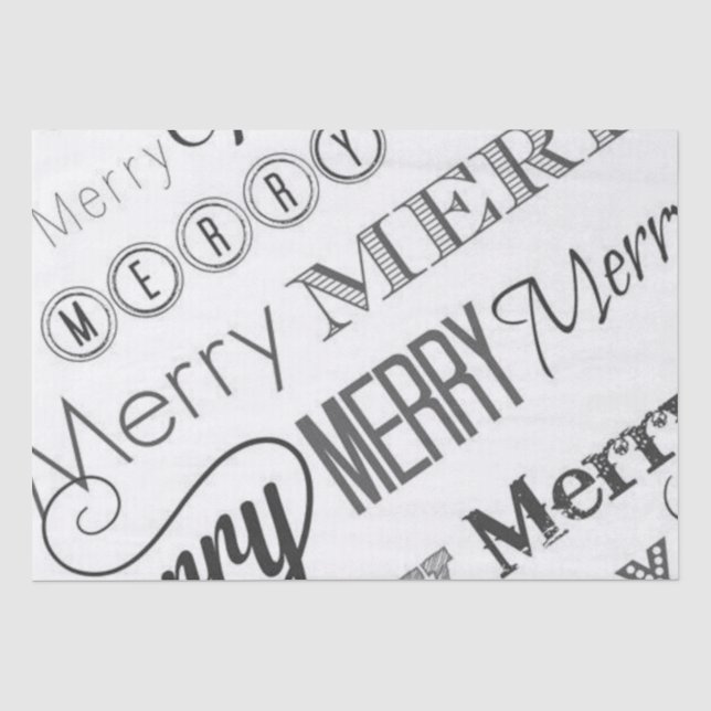Holiday  tissue paper (Front)