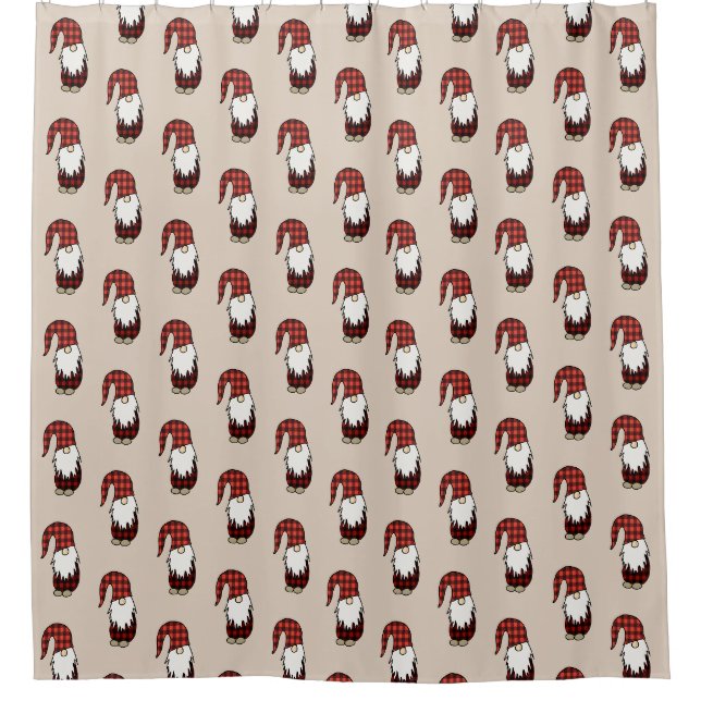 Holiday Tomte Shower Curtain (Front)
