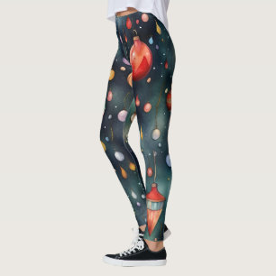 Holiday Toys, Christmas Decoration Leggings