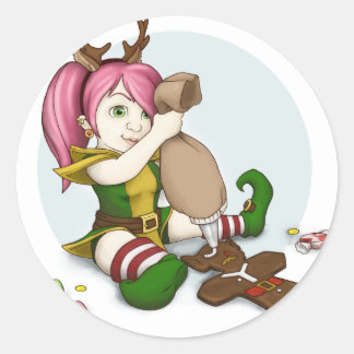 Holiday Treat Gnome Sticker