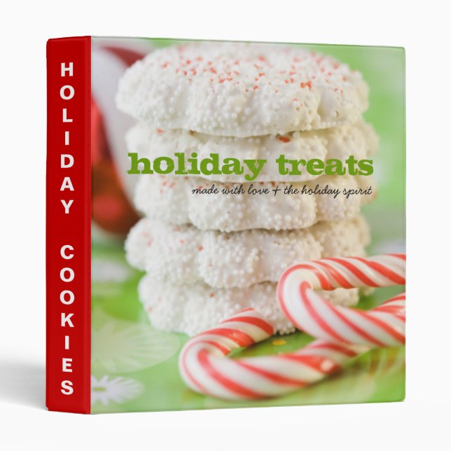 Holiday Treats Recipe Binder (Front/Spine)