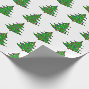 Holiday Tree Christmas Wrapping Paper