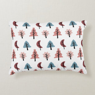 Holiday Tree Pattern Cookie Cutter Christmas Accent Pillow