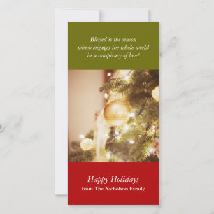 Holiday Tree Photo Card