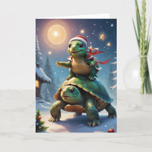 Holiday Turtles  Card
