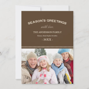 HOLIDAY TYPOGRAPHY   HOLIDAY PHOTO CARD