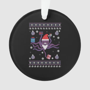 Holiday Ugly Christmas Sweater OCTOPUS CHRISTMAS Ornament