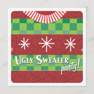 Holiday Ugly Sweater Party Invitation