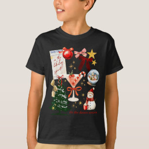 Holiday Vibes In The Holiday Srit Christmas Funny  T-Shirt