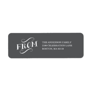HOLIDAY VINTAGE   HOLIDAY ADDRESS LABELS