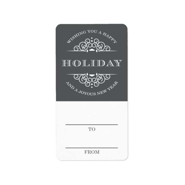 HOLIDAY VINTAGE | HOLIDAY GIFT TAGS (Front)