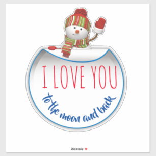 Holiday Waving Snowman