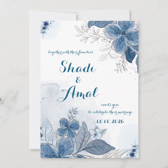 Holiday Wedding Announcements (Front)
