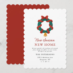 Holiday We've Moved New Address Announcements