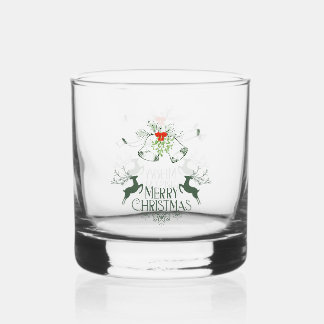 Holiday Whiskey Glass Set – Merry & Bright Barware