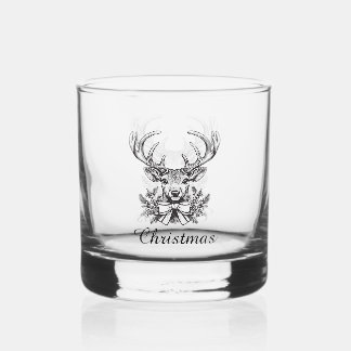 Holiday Whiskey Glass Set – Merry & Bright Barware