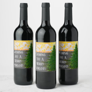 HOLIDAY WINE LABEL