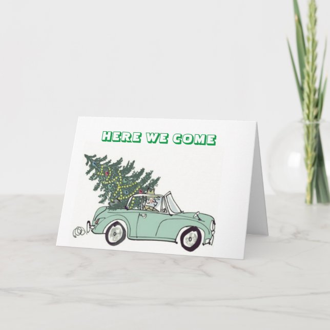 **HOLIDAY** WISHES ARE "ON THEIR WAY" HOLIDAY CARD (Front)