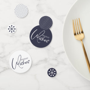 Holiday Wishes Christmas Table Confetti