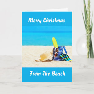 HOLIDAY WISHES FROM ***THE BEACH*** CARD