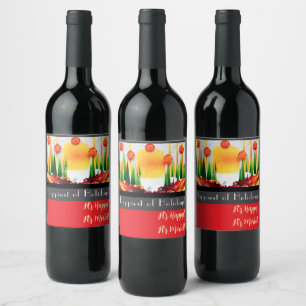 Holiday within the Pines! Wine Label