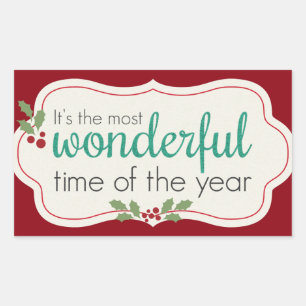 Holiday Wonderful Sticker