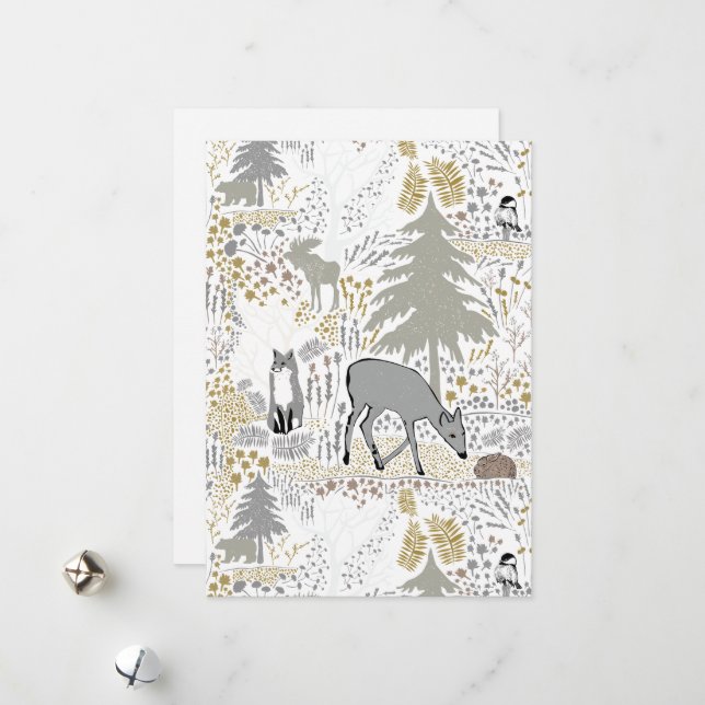 Holiday Woodland Forest Animals (Front/Back In Situ)