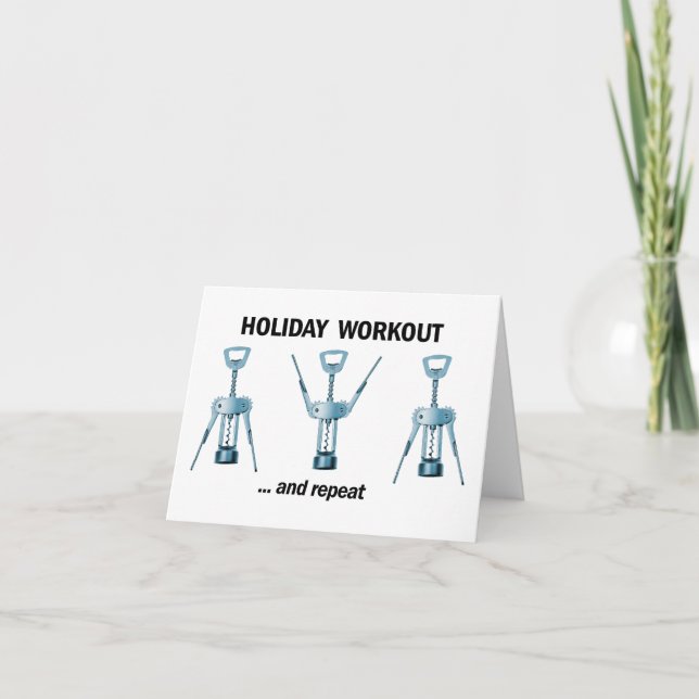 Holiday Workout Card (Front)