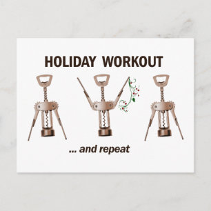 Holiday Workout Postcard