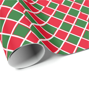 Holiday Wrapping Paper Harlequin