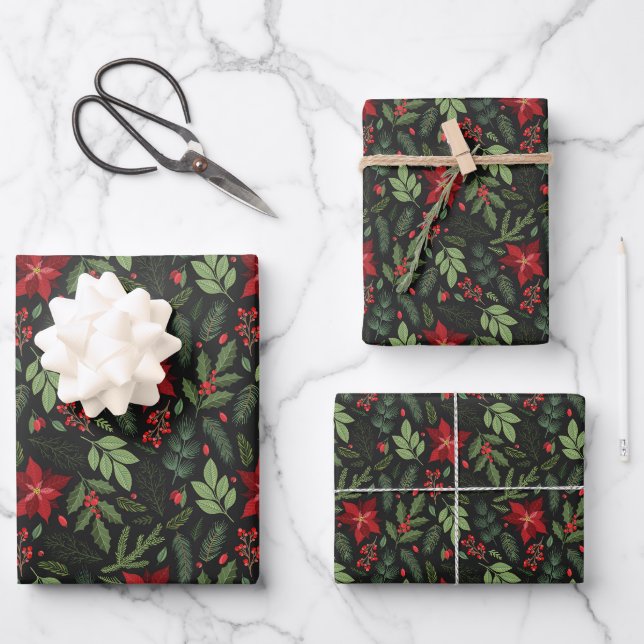 Holiday Wrapping Paper Sheets (Front)