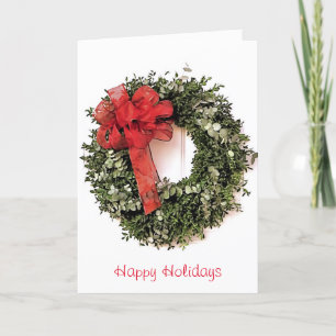 Holiday Wreath Card