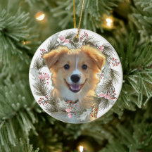 Holiday Wreath Custom Pet Photo