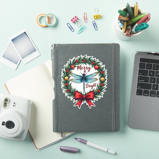Holiday Wreath Dragonfly (iPad Cover)