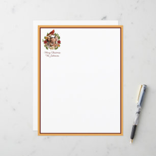 Holiday wreath photo personalized