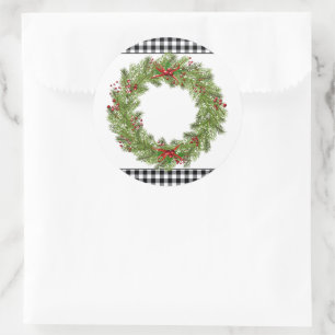 Holiday Wreath Stickers