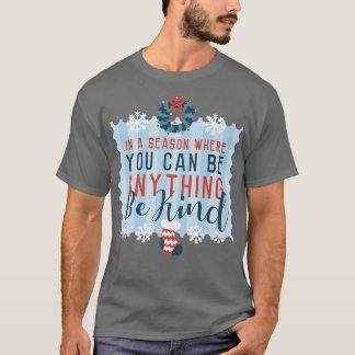 Holiday Wreath Stocking Snowflake Men Women Motiva T-Shirt