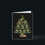 Holiday Xmas Lighting Santa Bass Fish Christmas Tr Card<br><div class="desc">Holiday Xmas Lighting Santa Bass Fish Christmas Tree</div>