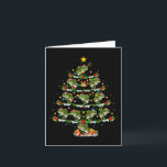 Holiday Xmas Lighting Santa Bass Fish Christmas Tr Card<br><div class="desc">Holiday Xmas Lighting Santa Bass Fish Christmas Tree</div>