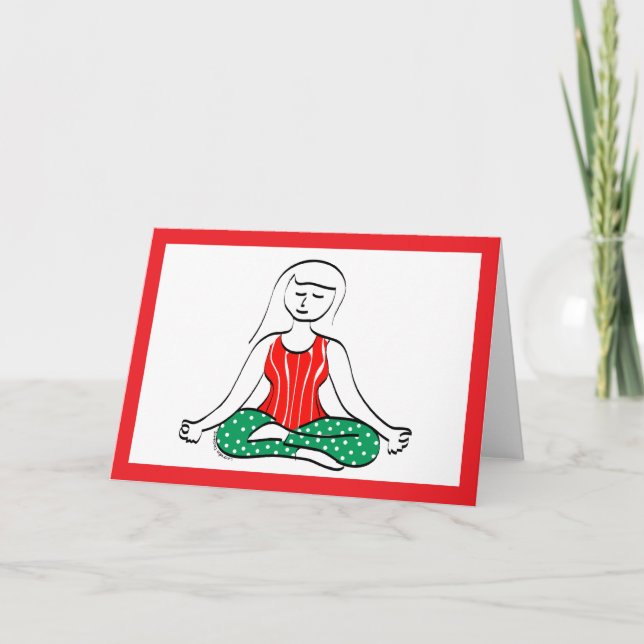 Holiday Yoga Card (Front)
