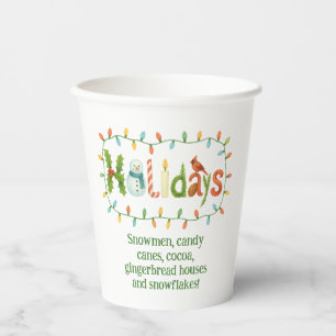 Holidays designed Christmas Paper Cups