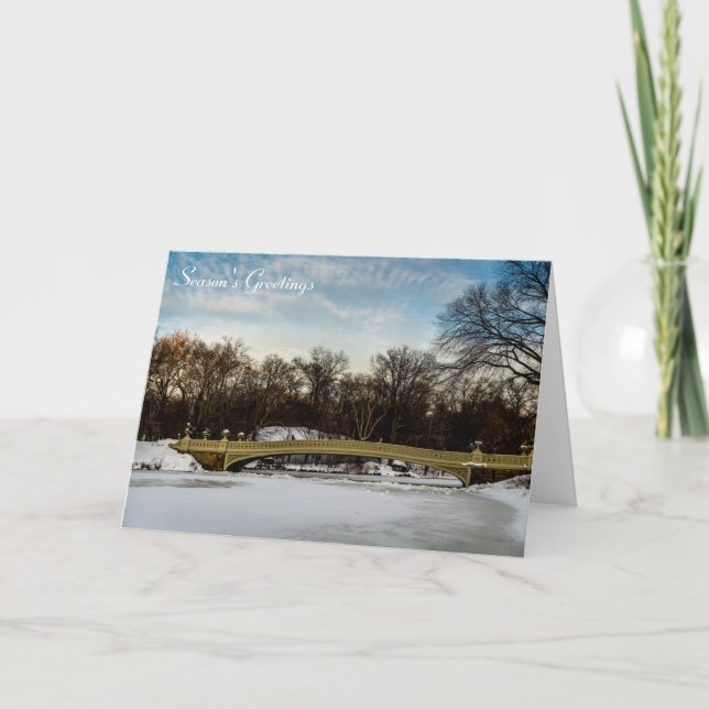 Holidays in Central Park Holiday Card (Front)