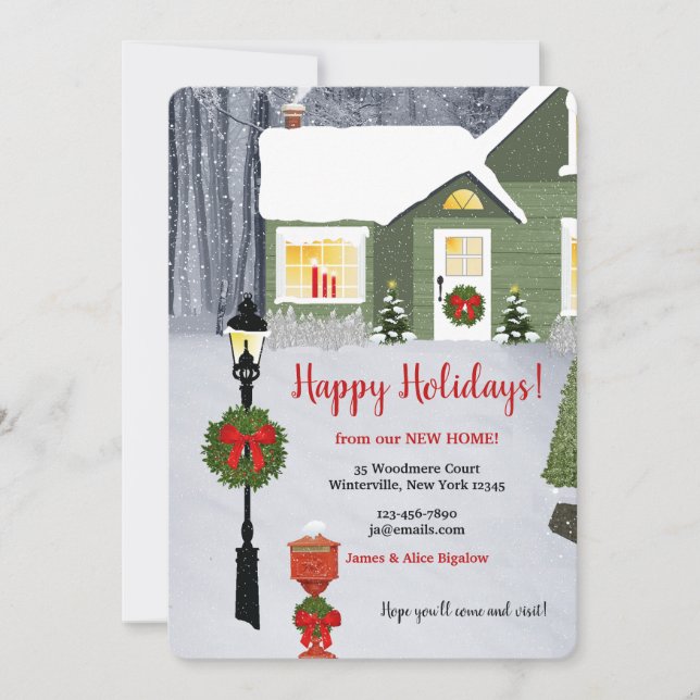 Holidays in New Home Card (Front)