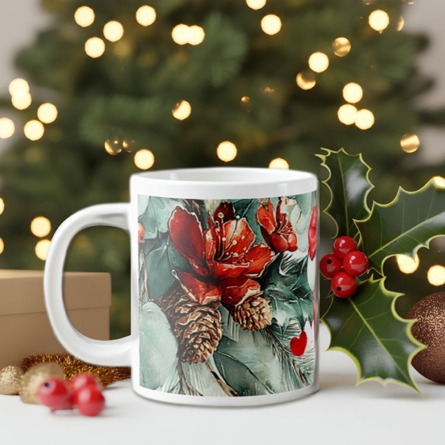 Holidays Mood  Bone China Mug (Créateur téléchargé)