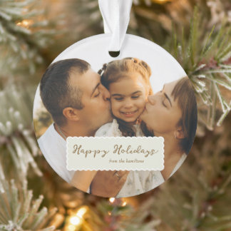 Holidays Multi-photo Memory Card Ornament