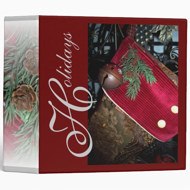 Holidays Photo Binder  (Front/Spine)