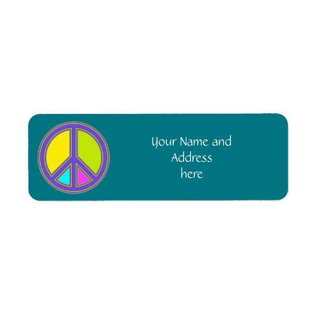 holiES - colourful PEACE sign + your ideas (Front)