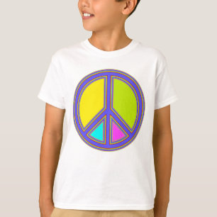 holiES - colourful PEACE sign + your ideas T-Shirt